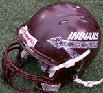 Dakota Indians football helmet 